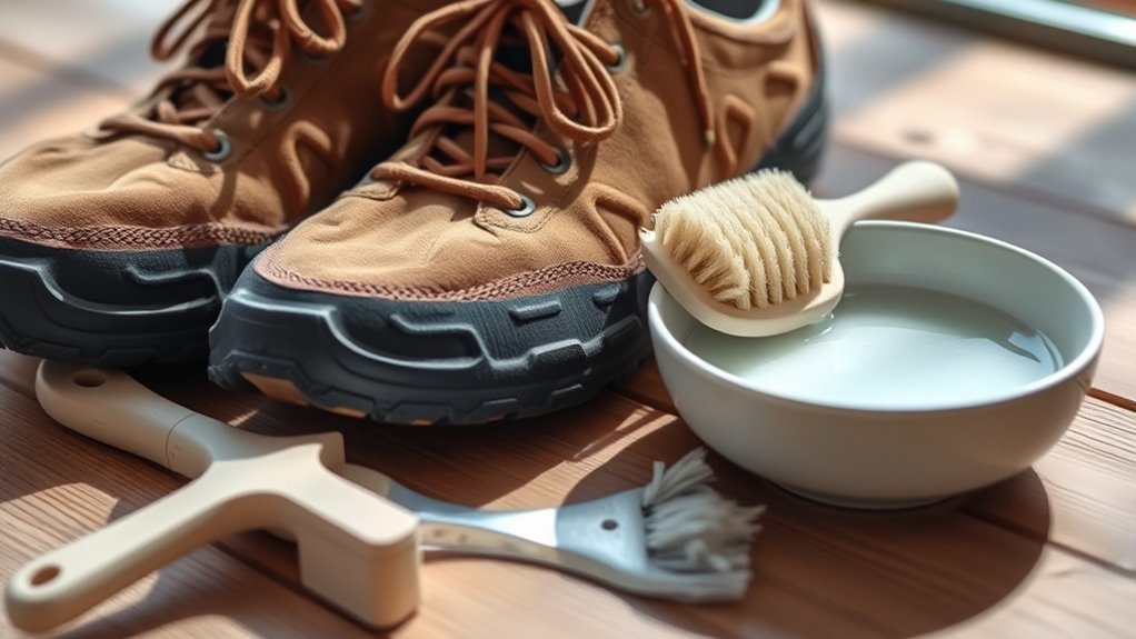 clean climbing shoes effectively