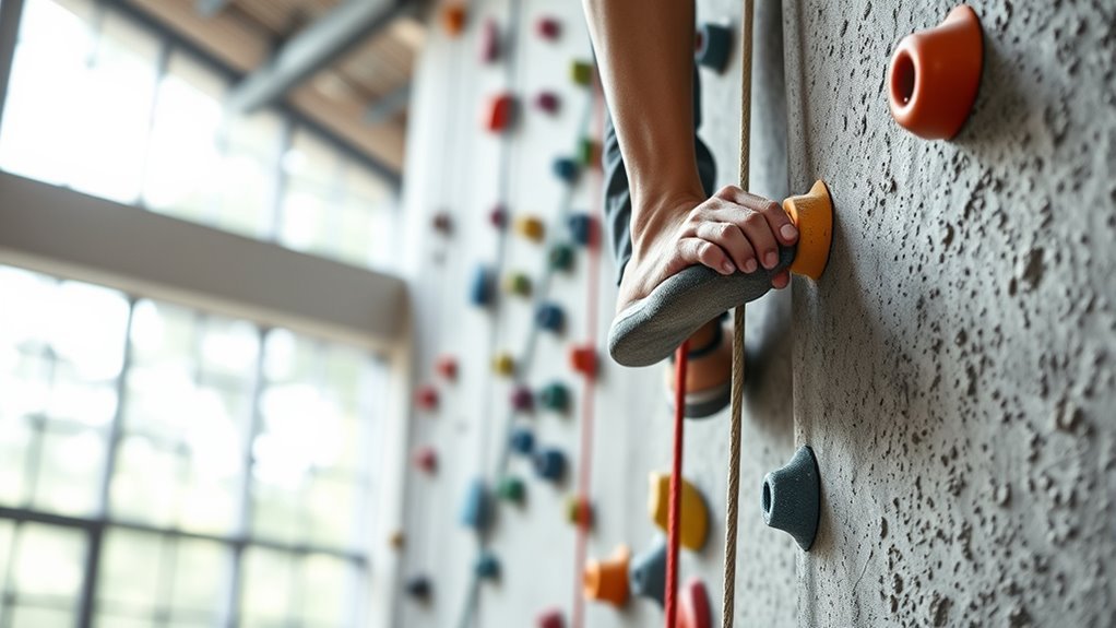 climb progressively with technique