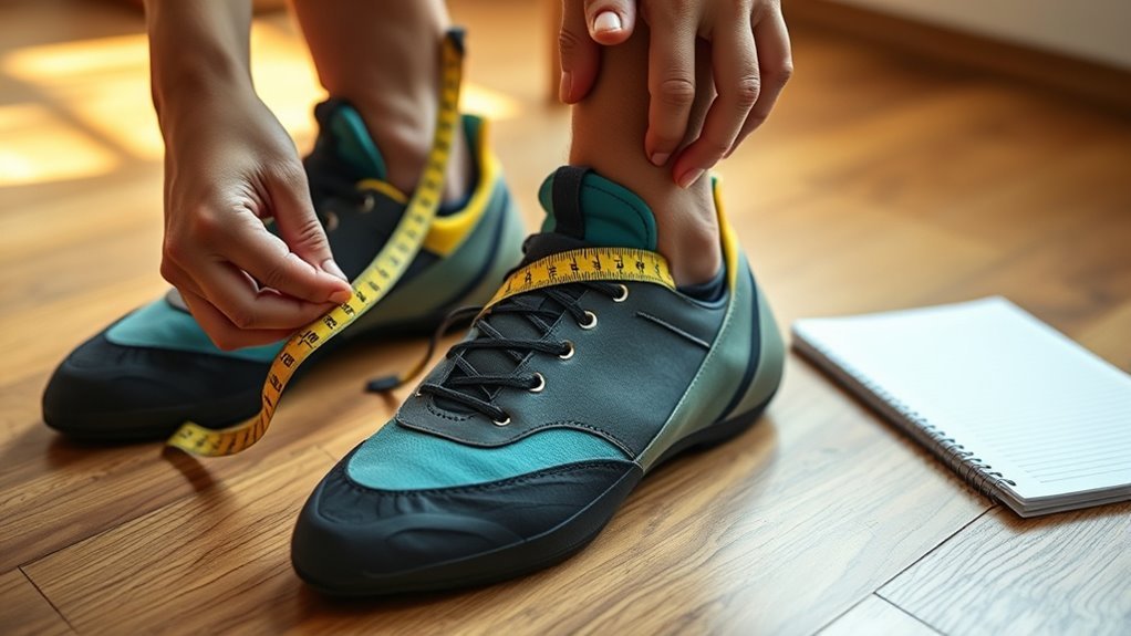 climbing shoe sizing guide