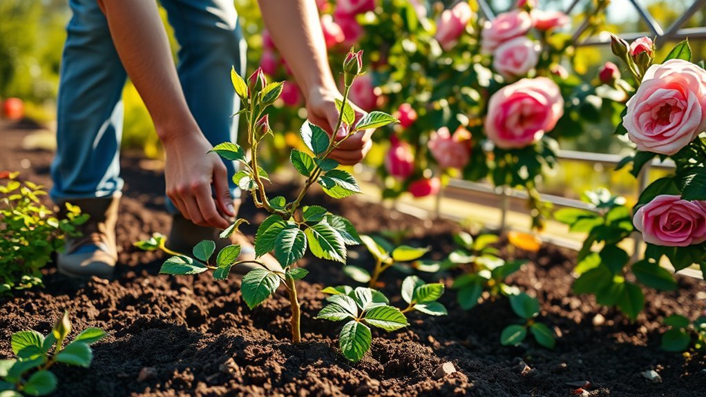 plant climbing roses early spring