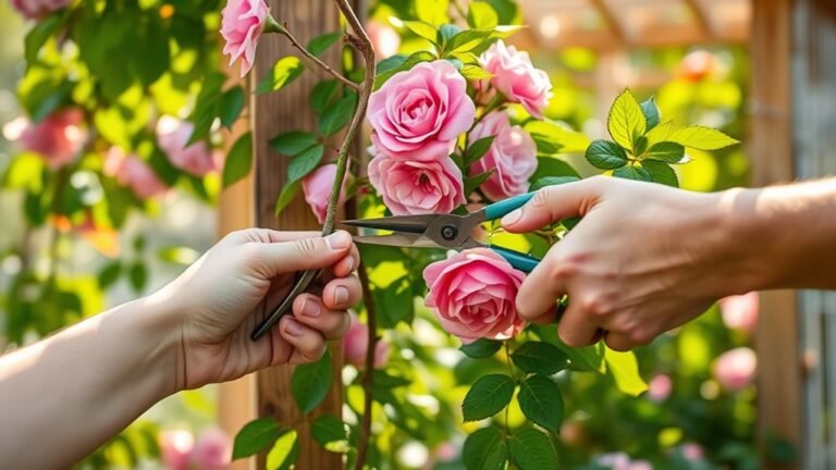 pruning climbing roses timing