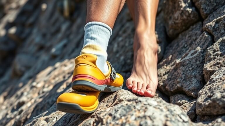 wearing socks with climbing shoes