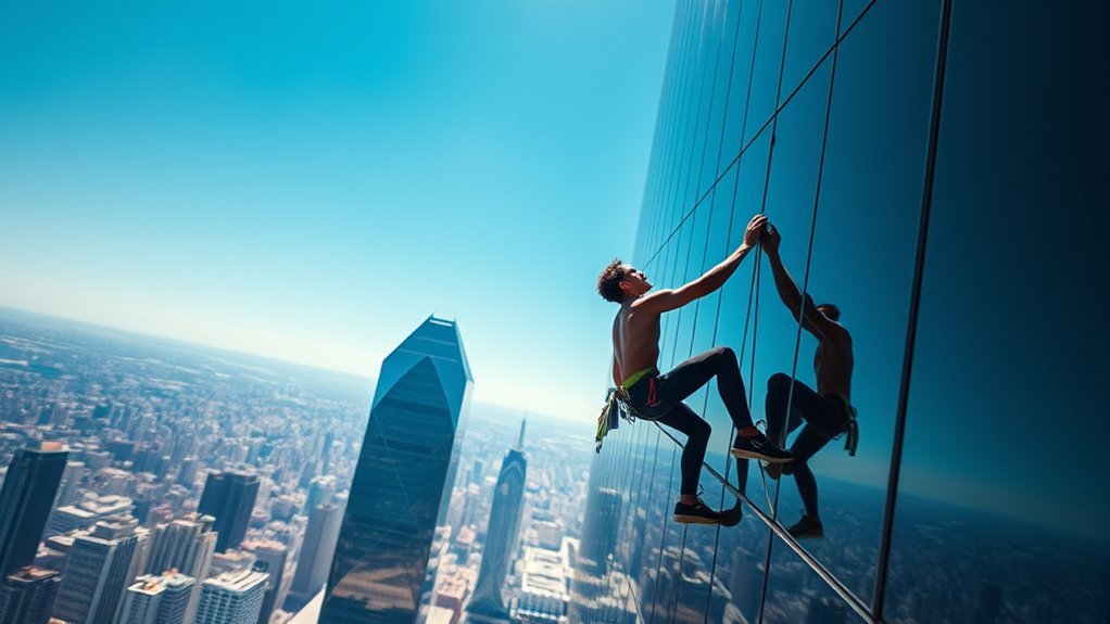 alex honnold climbing building