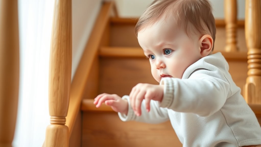 babies typically start climbing stairs between 12 18 months