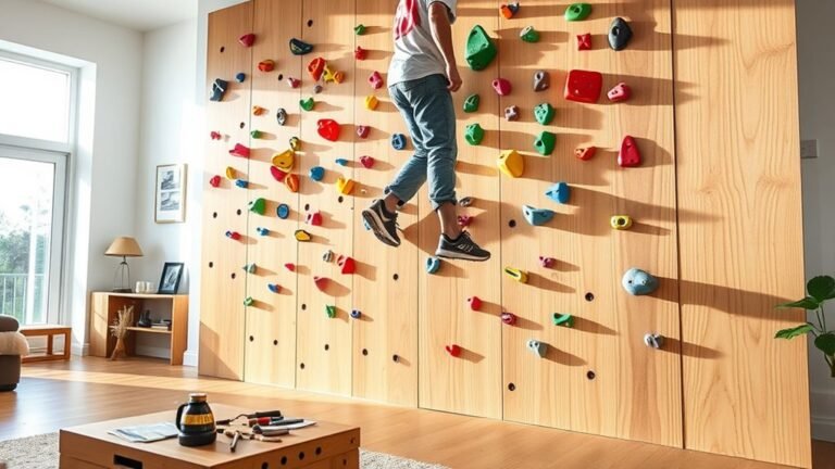 build your own climbing wall