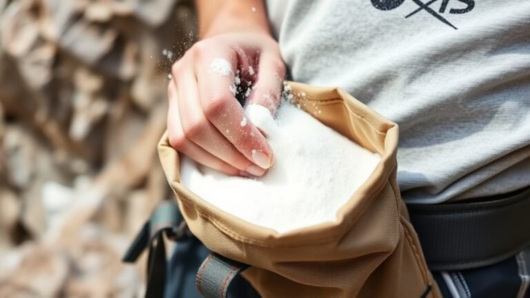 chalk container for climbing