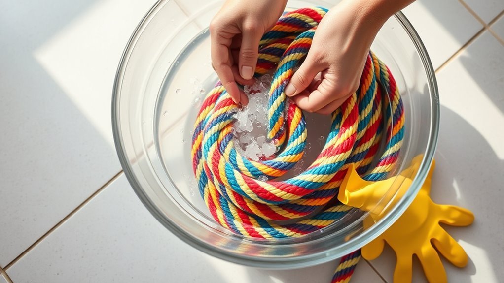 clean climbing rope effectively