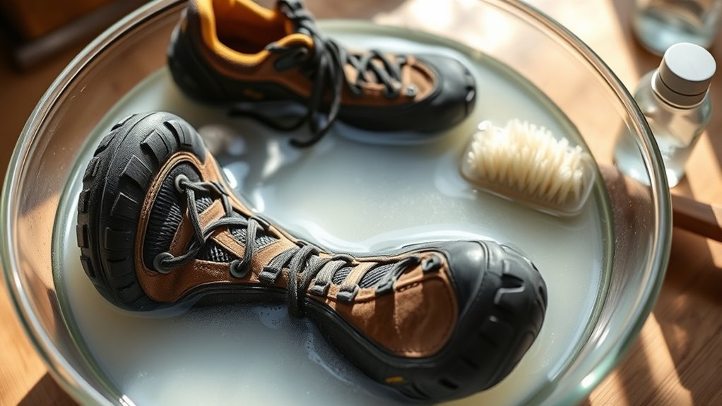 clean climbing shoes effectively