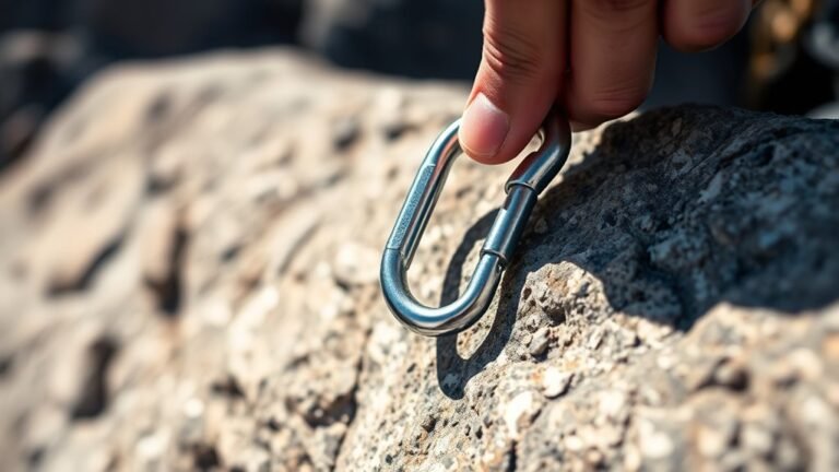 climbing carabiner safety latch