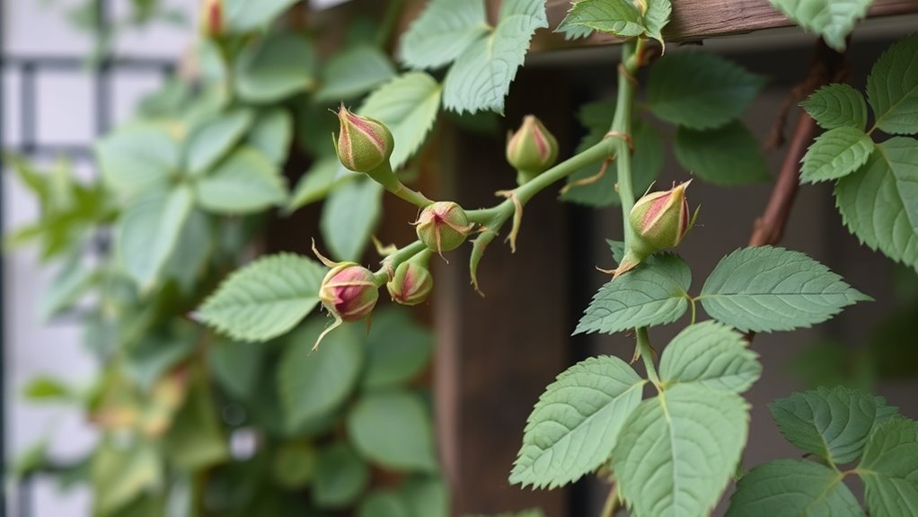 climbing rose not blooming