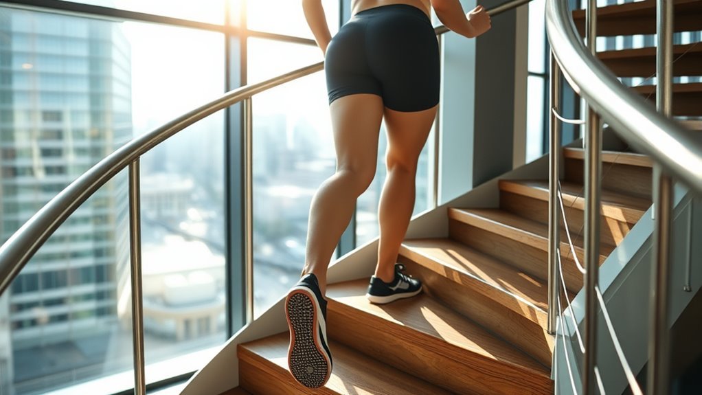 climbing stairs affects glutes