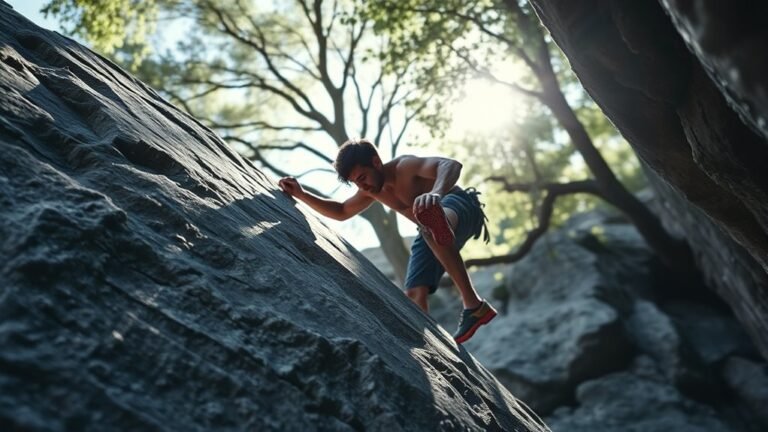climbing without ropes indoors