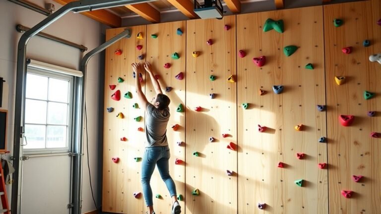 diy home climbing wall