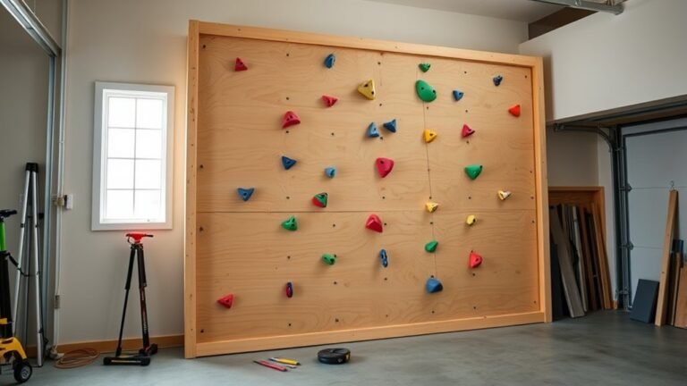 diy home climbing wall