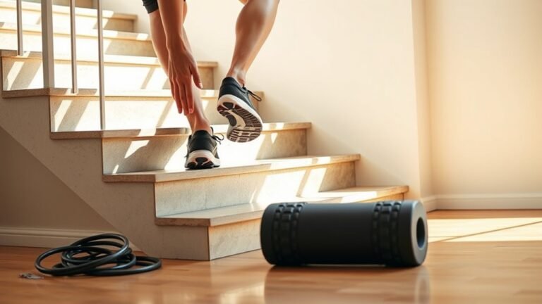 ease knee pain while climbing