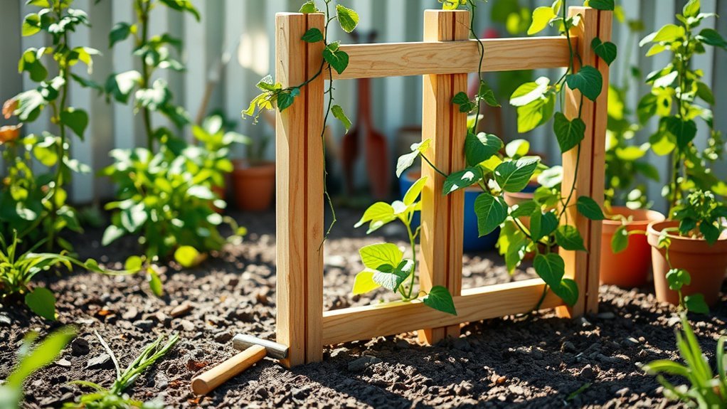 easy climbing plant support