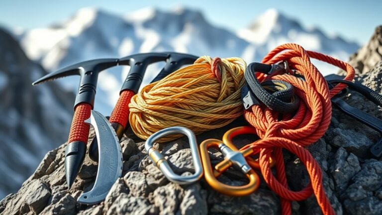 mountain climbing equipment names