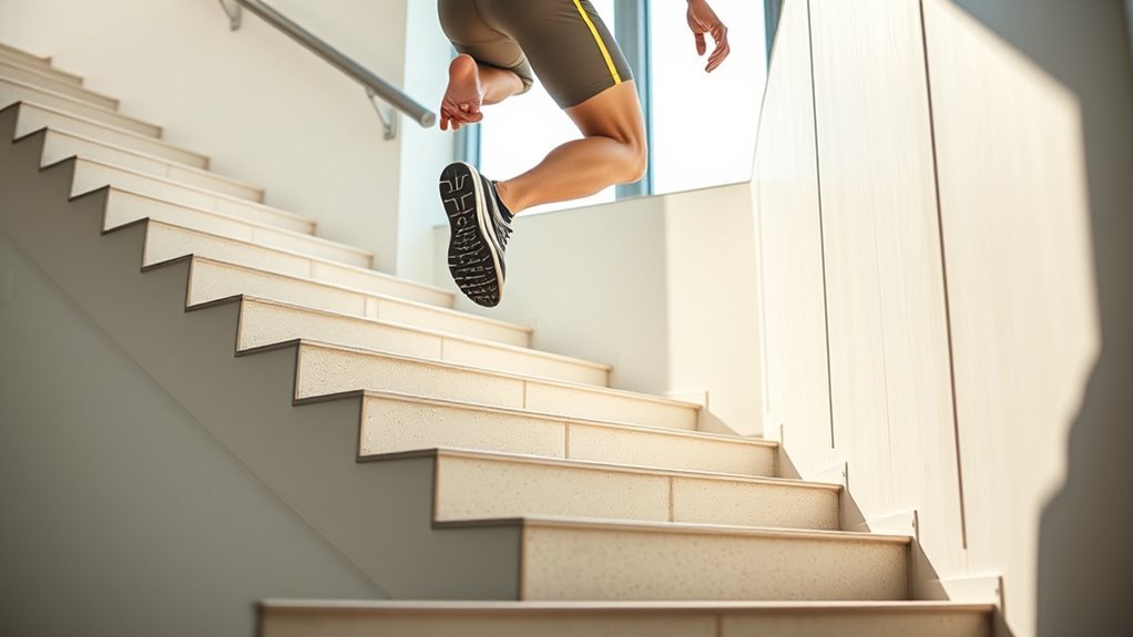 proper stair climbing technique