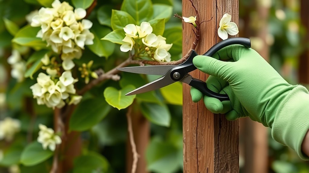 prune climbing hydrangea correctly