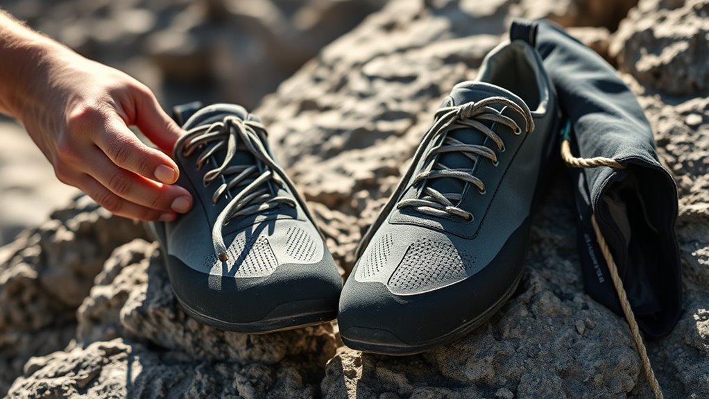 selecting the right climbing shoes