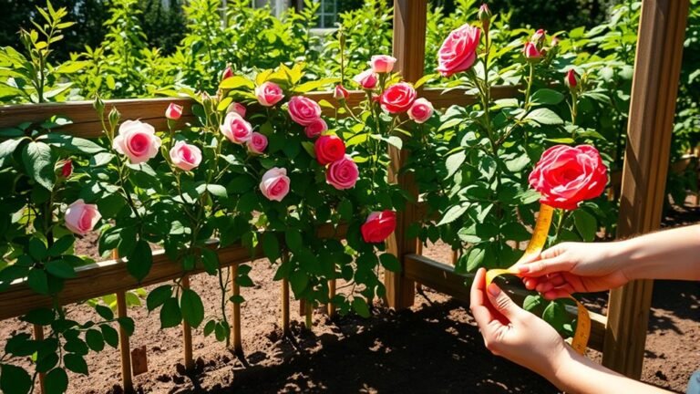 spacing guidelines for climbing roses