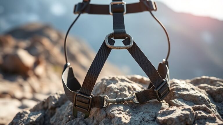standard climbing harness used