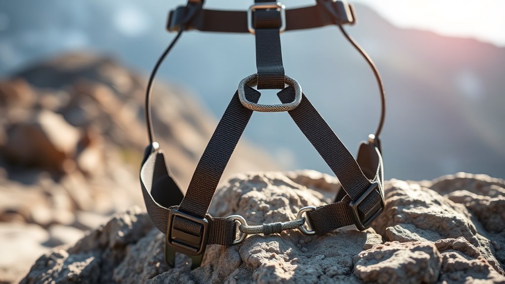 standard climbing harness used