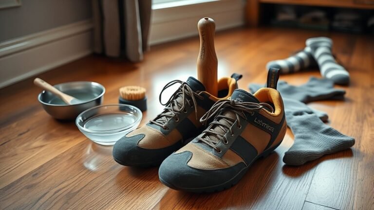 stretch climbing shoes easily