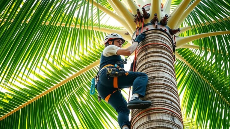 top palm climbing safety gear