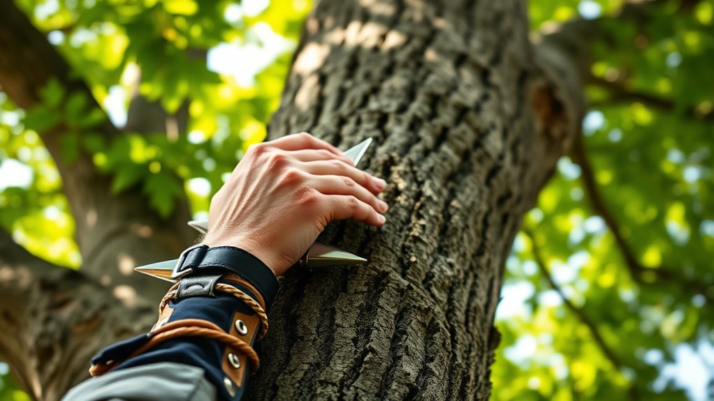 top tree climbing spikes